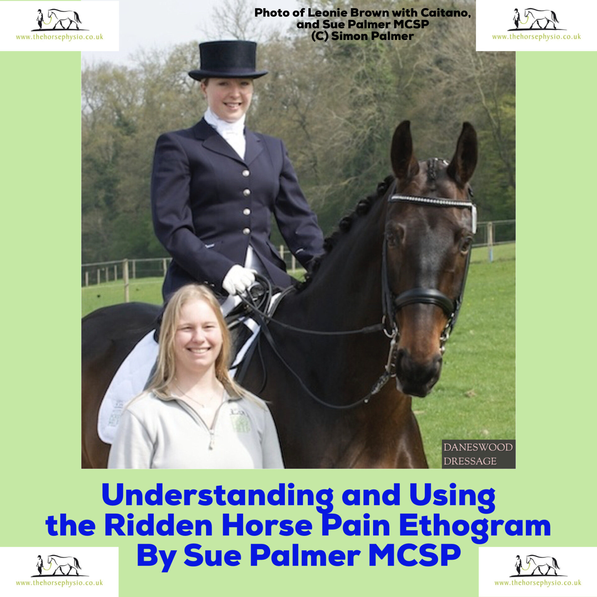 9.5.2022 Understanding and Using the Ridden Horse Pain Ethogram The