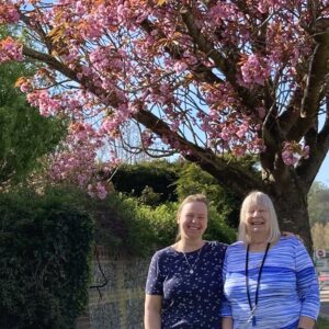 Sue Palmer and Sarah Brown